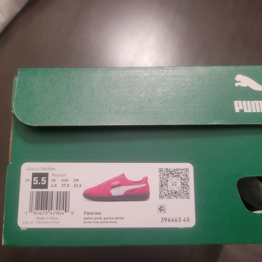 PUMA PALERMO LEATHER SNEAKERS PUMA PINK - Picture 4 of 13